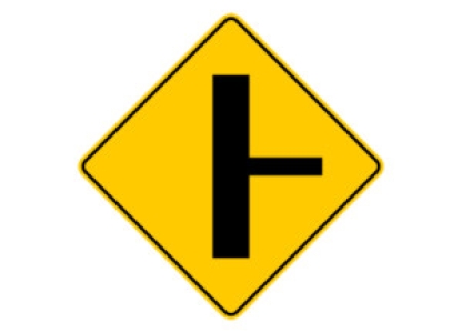 Intersección en T