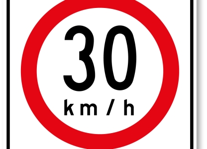 Señal de máxima velocidad