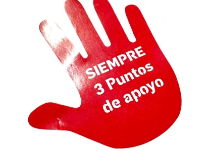Etiqueta de vinil con suaje